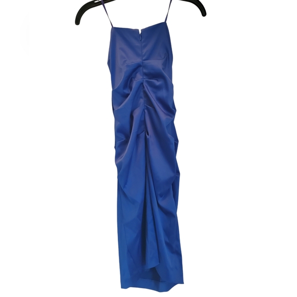 STUNNING FIND: Discontinued Le Château Royal Blue Cinched Dress - Size XXS - Picture 2 of 2